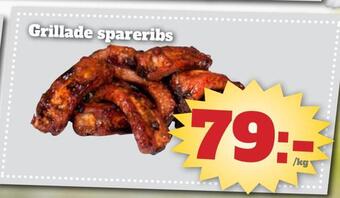 Bonum Matmarknad Grillade spareribs erbjuda