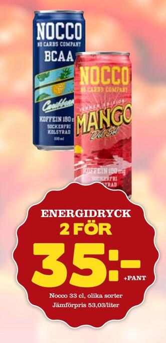 Din Mat Energidryck erbjuda