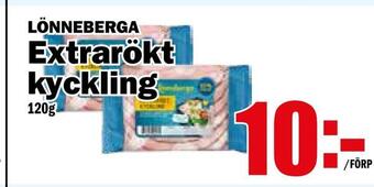 Matdax Extrarökt kyckling erbjuda