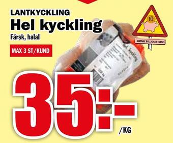 Matdax Hel kyckling erbjuda