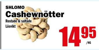 Matdax Cashewnötter erbjuda