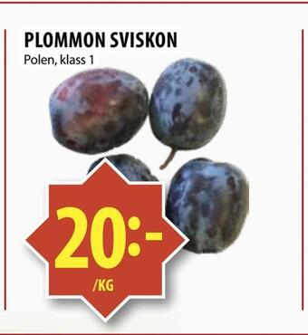 Matvärlden Tensta Plommon sviskon erbjuda
