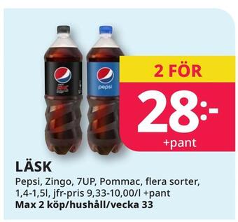 Tempo Läsk erbjuda