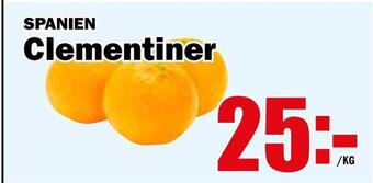 Matdax Clementiner erbjuda