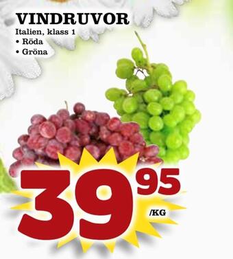 Supergrossen Vindruvor erbjuda