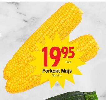Matöppet Förkokt majs erbjuda