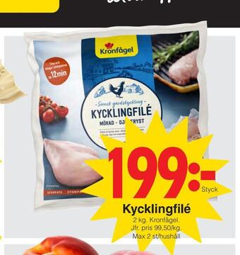 Matöppet Kycklingfilé erbjuda