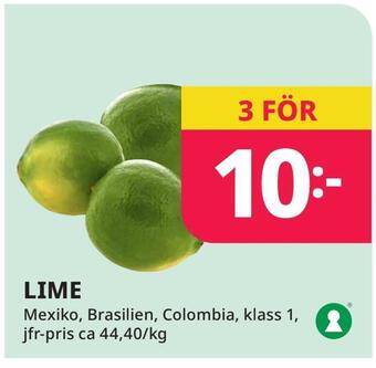Tempo Lime erbjuda