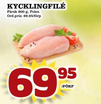 Supergrossen Kycklingfilé erbjuda
