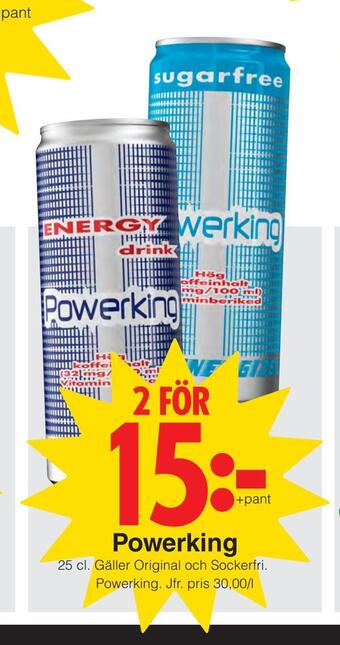 Matöppet Powerking erbjuda