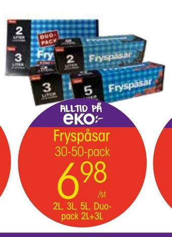 EKO Fryspåsar erbjuda