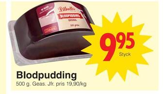Matöppet Blodpudding erbjuda