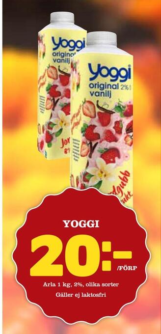 Supergrossen Yoggi erbjuda