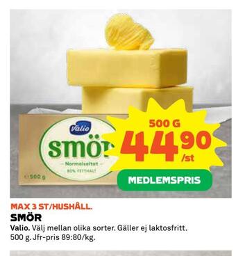 Coop Extra Smör erbjuda