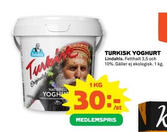 Coop Forum Turkisk yoghurt erbjuda