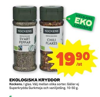 Coop Forum Ekologiska kryddor erbjuda
