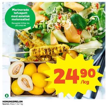 Coop Extra Honungsmelon erbjuda