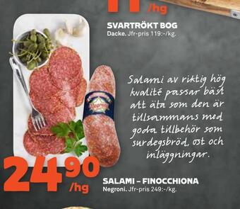Coop Forum Salami - finocchiona erbjuda