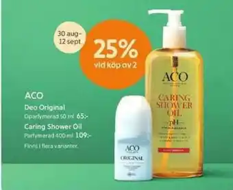 ICA Maxi 25% Aco Deo Original erbjuda