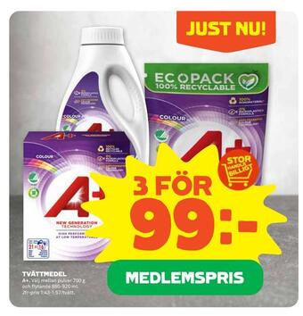 Stora Coop Tvättmedel erbjuda