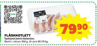 Stora Coop Fläskkotlett erbjuda