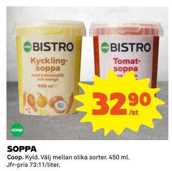Coop Soppa erbjuda