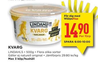 Willys Kvarg erbjuda