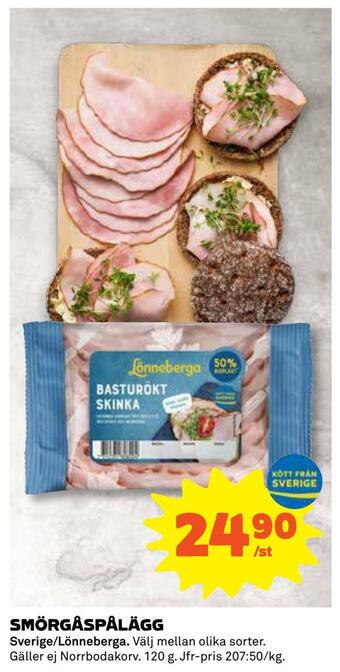 Coop Smörgåspålägg erbjuda