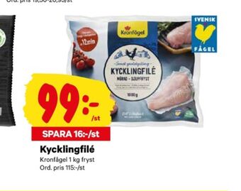 City Gross Kronfågel kycklingfilé erbjuda