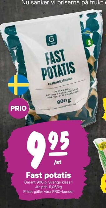 City Gross Garant potatis erbjuda