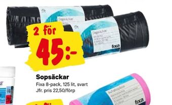 City Gross Fixa avfallspåsar erbjuda