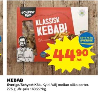 Coop Schysst käk kebab erbjuda