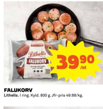 Coop Lithells falukorv erbjuda