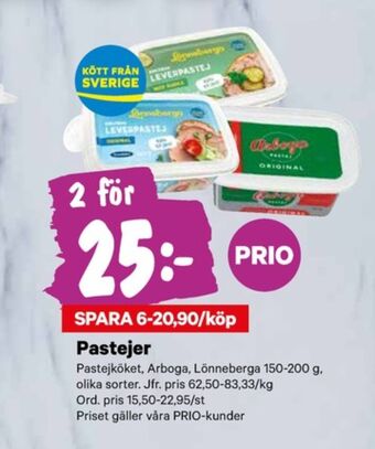 City Gross Arboga pastej leverpastej erbjuda