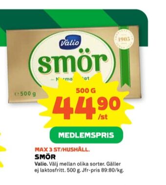 Stora Coop Valio smör erbjuda