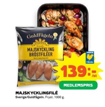 Stora Coop Guldfågeln kycklingbröstfilé erbjuda
