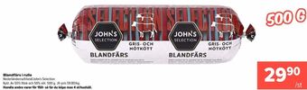 Coop Extra Johns selection blandfärs erbjuda