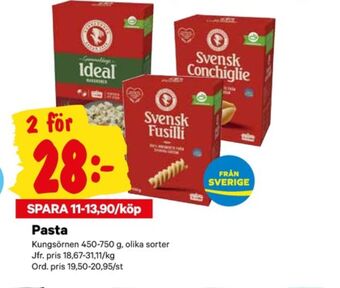 City Gross Kungsörnen pasta sorterad erbjuda