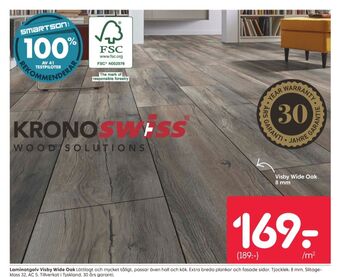 Rusta Kronoswiss laminatgolv erbjuda