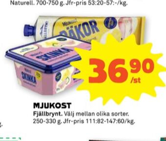 Stora Coop Fjällbrynt mjukost erbjuda