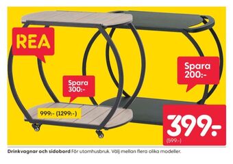 Rusta Smartstore utebord erbjuda