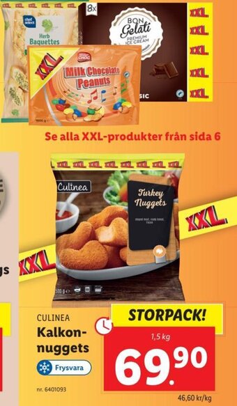Lidl Kalkon- nuggets erbjuda