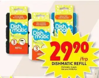 ICA Maxi Dishmatic Refill 3-pack erbjuda