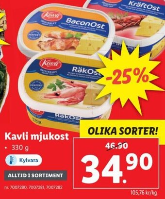 Lidl Kavli mjukost erbjuda