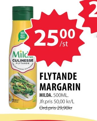 Handlar'n Culinesse margarin flytande erbjuda
