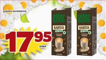 Nya Pulsen Barista havredryck erbjuda
