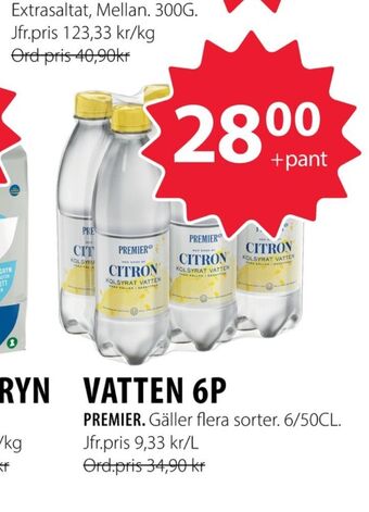 Handlar'n Citron mineralvatten erbjuda