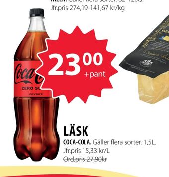 Handlar'n Coca cola läskedryck erbjuda