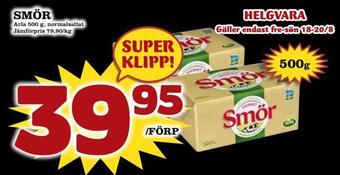 Nya Pulsen Smör erbjuda