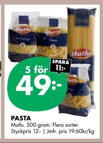 ÖoB Pasta erbjuda